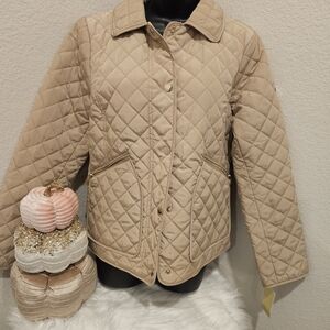 Quilted Tan Michael Kors Women's Jacket
